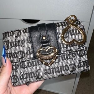 Juicy Couture Black and Gray Wallet